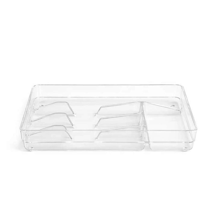 Crysta Cutlery Organizer 34.2X26.5X4.7Cm -Clear