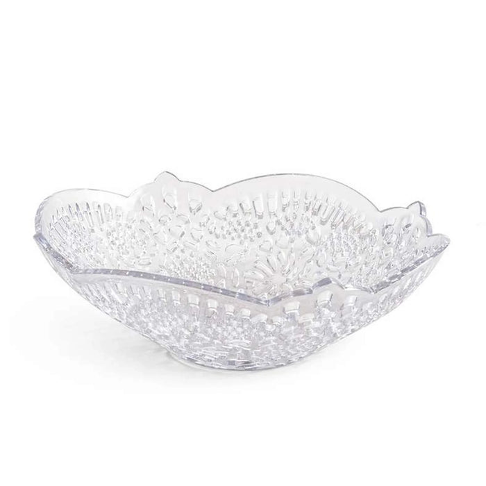 Crysta Fruit Bowl Dia34.5X11.5Cm -Clear