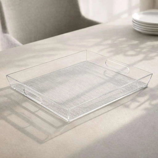 Crysta Serving Tray 43.5X29X4.4Cm -Clear Pan Home