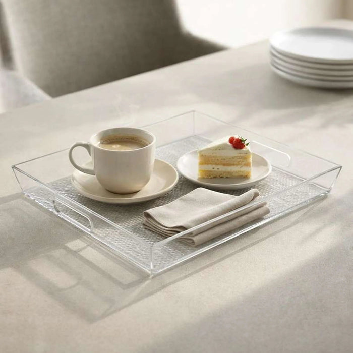 Crysta Serving Tray 43.5X29X4.4Cm -Clear Pan Home