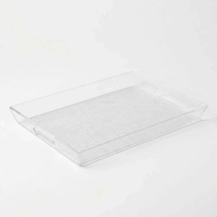Crysta Serving Tray 43.5X29X4.4Cm -Clear Pan Home