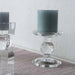 Crystal Double Sided Votive And Pillar Candle Holder 10X9X11.5Cm- Clear Pan Home