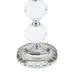 Crystal Pillar Candle Holder 10X10X19.5Cm- Smoked Grey Pan Home