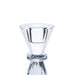 Crystal Taper Candle Holder 8X8X11.5Cm- Clear Pan Home