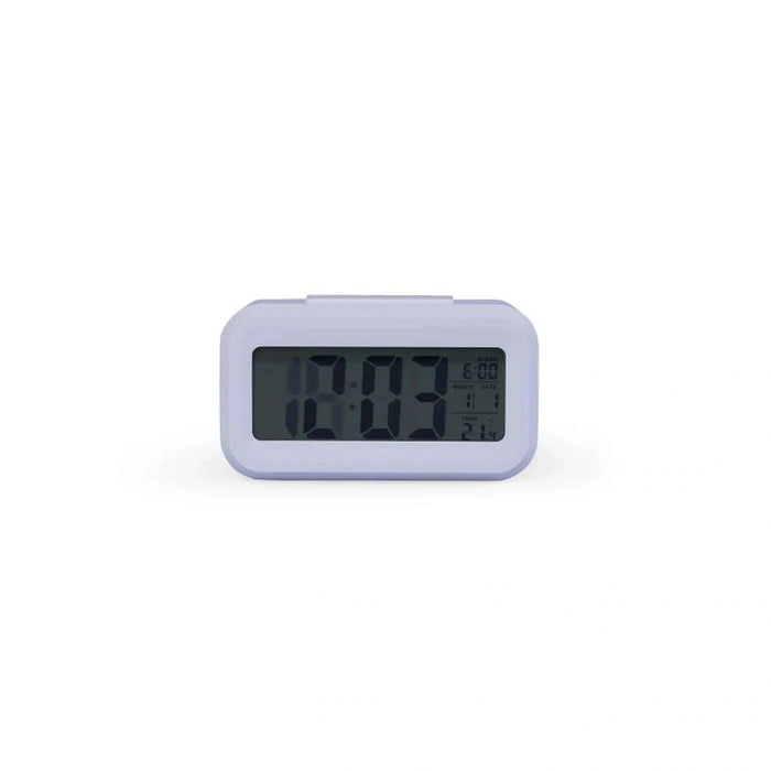 Curio Digital Alarm Clock 14X4.8X8Cm-White Pan Home
