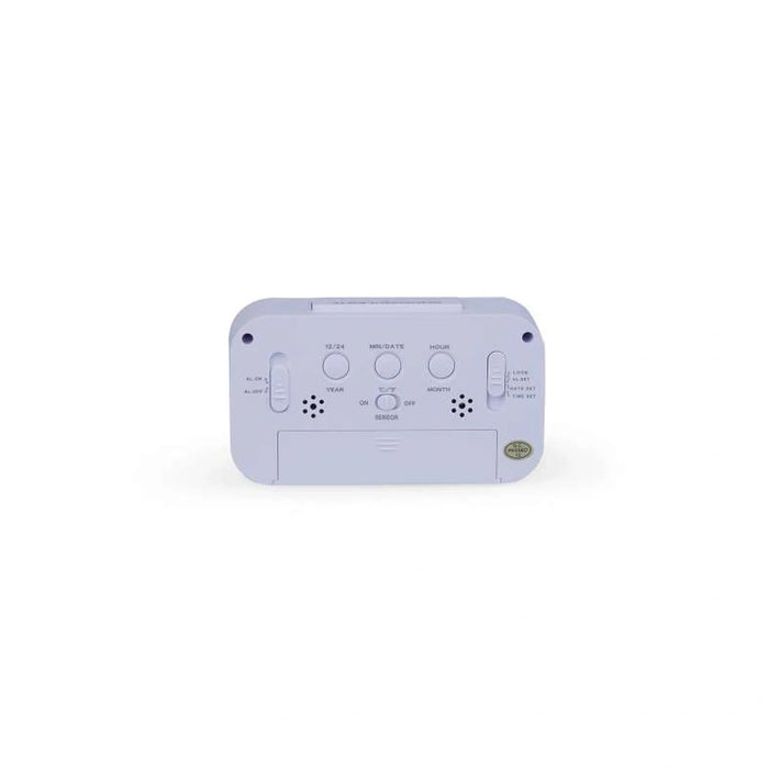 Curio Digital Alarm Clock 14X4.8X8Cm-White Pan Home