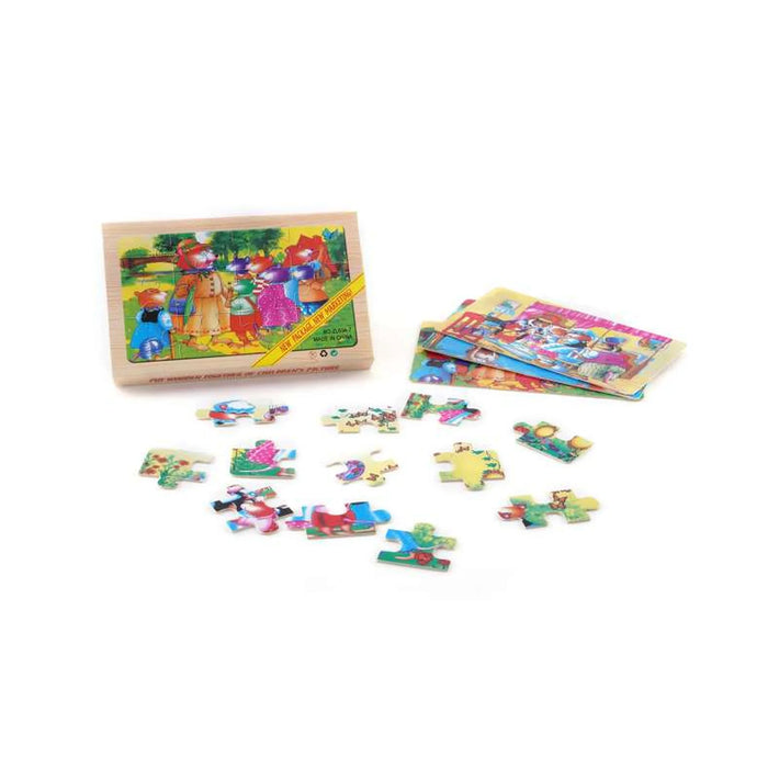 Curio Educational Puzzle Assorted Booklet 20X13Cm - Natural
