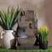 Cylen Polyresin Table Fountain 20X17X35Cm - Grey Pan Home