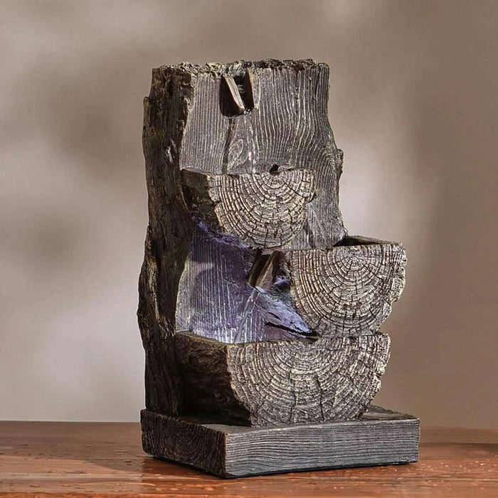Cylen Polyresin Table Fountain 20X17X35Cm - Grey Pan Home