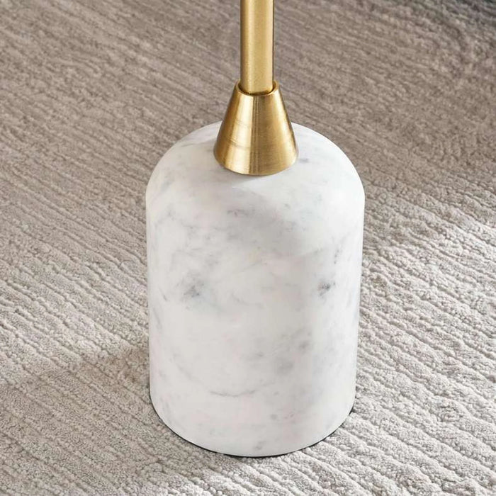 Cynan Drink Table Marble - White & Gold