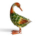 Daffy Metal Duck With Head Back 27.9X15.9X36.8Cm - Green Pan Home