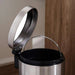 Daily Soft Close Metal Pedal Bin 3L - Chrome Pan Home