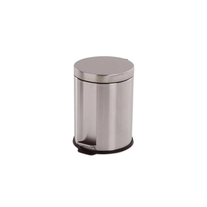 Daily Soft Close Metal Pedal Bin 3L - Chrome Pan Home
