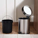 Daily Soft Close Metal Pedal Bin - Chrome Pan Home