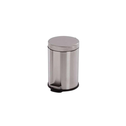 Daily Soft Close Metal Pedal Bin - Chrome Pan Home