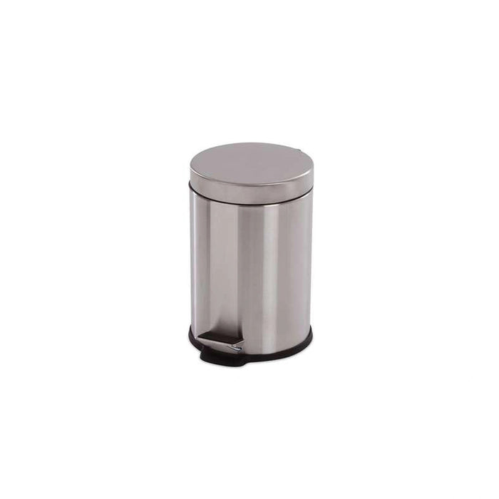 Daily Soft Close Metal Pedal Bin - Chrome Pan Home