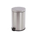 Daily Soft Close Metal Pedal Bin 12L - Chrome Pan Home