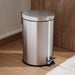 Daily Soft Close Metal Pedal Bin . 20L - Chrome Pan Home