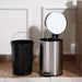 Daily Soft Close Metal Pedal Bin . 20L - Chrome Pan Home