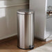 Daily Soft Close Metal Pedal Bin 36X30.2X62.5Cm 30L - Chrome Pan Home