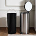 Daily Soft Close Metal Pedal Bin 36X30.2X62.5Cm 30L - Chrome Pan Home
