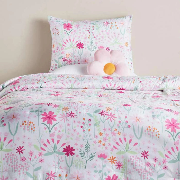 Daisy Bloom 3-Piece Full Comforter Set 160X220Cm - Pink