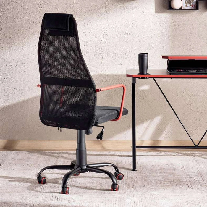 Dale Gaming Chair - Black & Red
