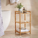 Danfold 3-Tier Bamboo Bath Rack - Natural Pan Home