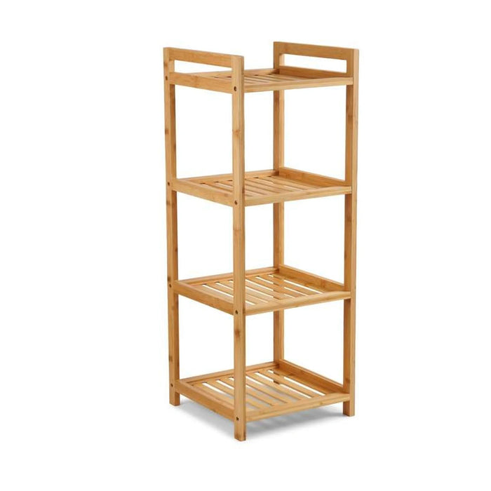 Danfold 4-Tier Bamboo Bath Rack 30X30X80Cm - Natural