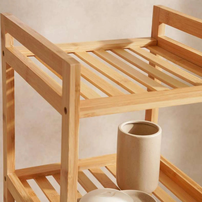 Danfold 4-Tier Bamboo Bath Rack 30X30X80Cm - Natural