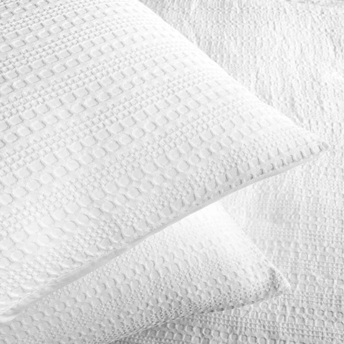 Danica 5-Piece Waffle Full Comforter  Set 160X220Cm - White