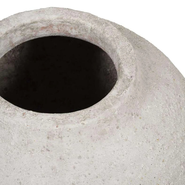 Daphne Terracotta Vase 33X33X40Cm- White