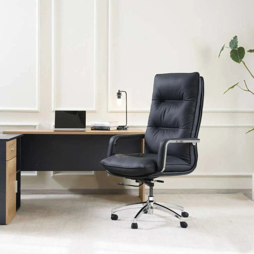 Darcie Office High Back Chair - Black Pan Home