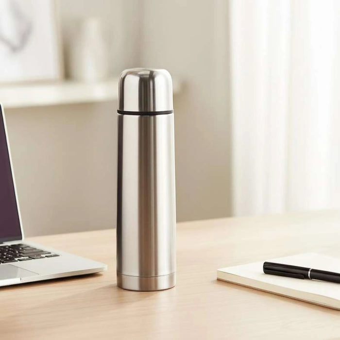 Darice Stainless Steel Travel Flask 500Ml -Chrome