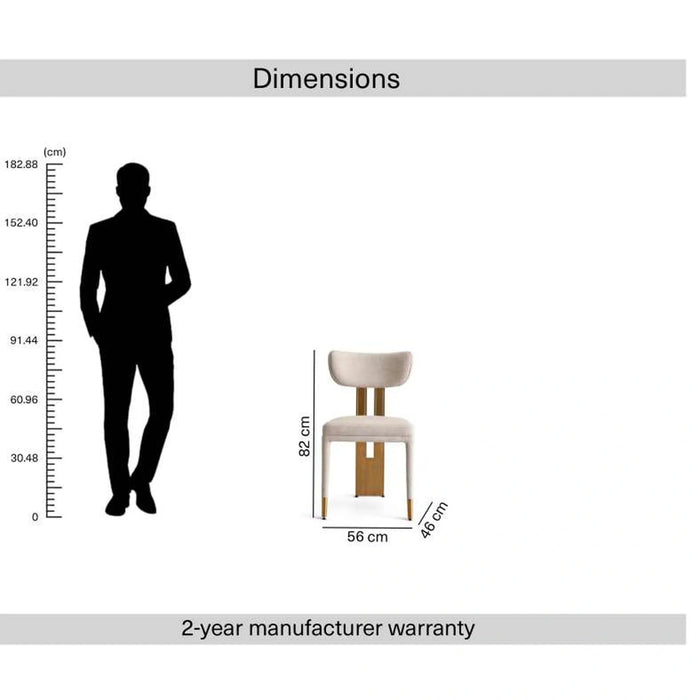 Darl Dining Chair - Beige
