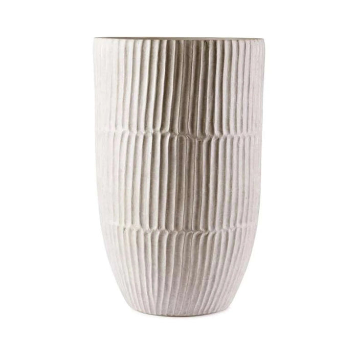 Darus Polyresin Planter Dia36X58Cm - Off White Pan Home