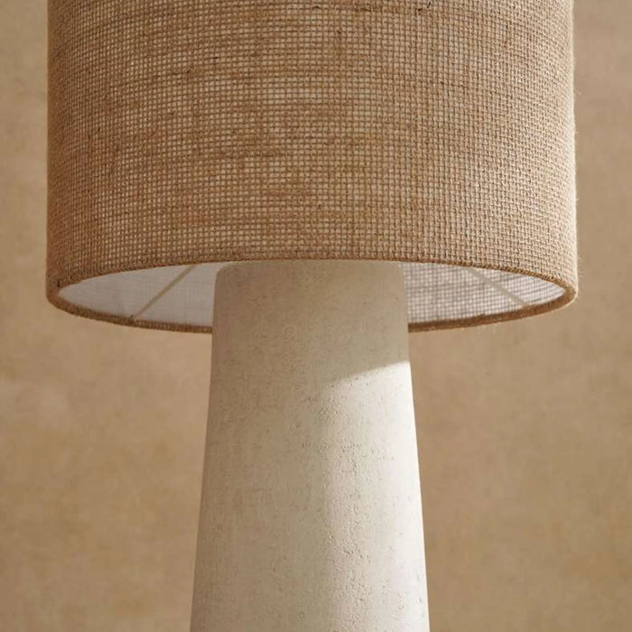 Darvy E27 Fiberclay Floor Lamp 12X22X144Cm - Natural