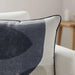 Darwin Printed Down Alternative Filled Cushion 50X50Cm - Pearl Blue Pan Home