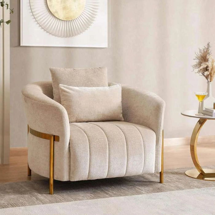 Daryol Single Seater Sofa - Beige