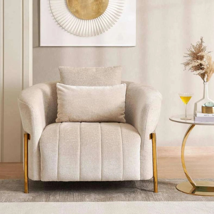 Daryol Single Seater Sofa - Beige