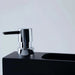 Davis Dish Wash Liquid Dispenser With Scrubber Holder 16X7.2X15.1Cm-Black Pan Home