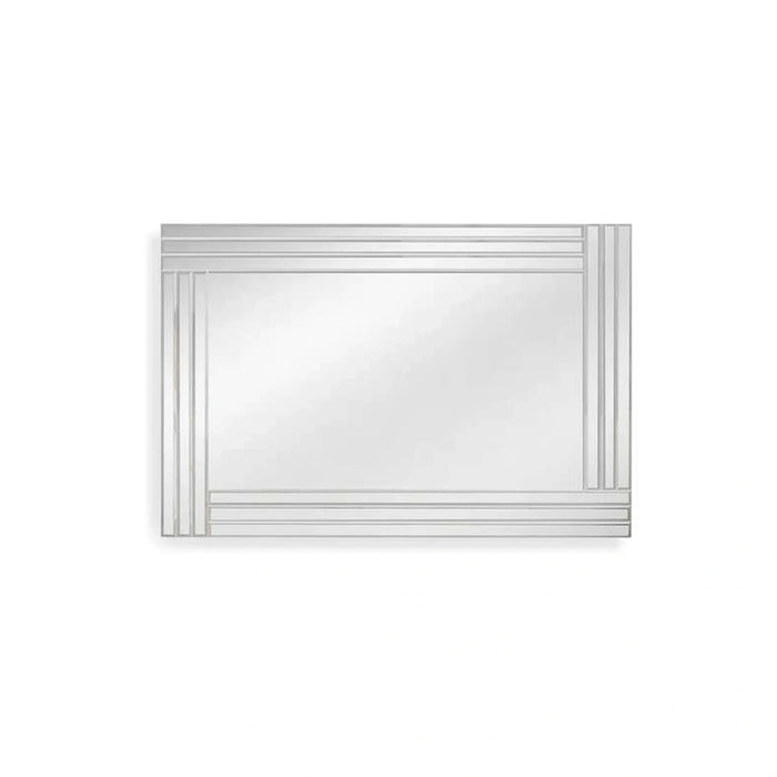 Dawn Triple-Bar Glasswall Mirror 80X120Cm- Clear Pan Home