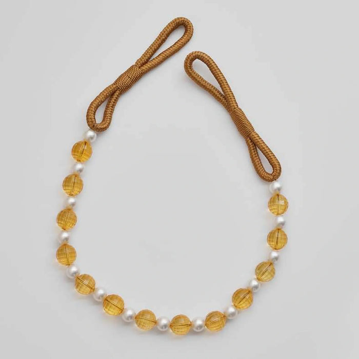 Dazzle Pearl Tieback 72Cm- Gold
