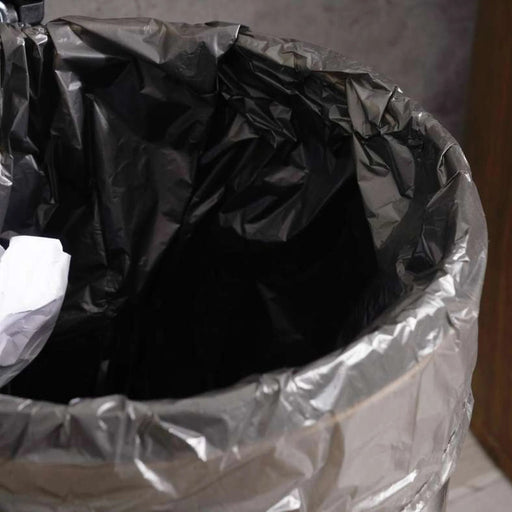 Debris 60-Piece Pack Of 3 Bio-Degradable Garbage Bag Set 113.5 Liter/30 Gallon - Black Pan Home