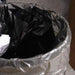 Debris 60-Piece Pack Of 3 Bio-Degradable Garbage Bag Set 113.5 Liter/30 Gallon - Black Pan Home