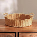 Deia Plastic Rattan Tray 37X26.5X11.5Cm - Brown Pan Home