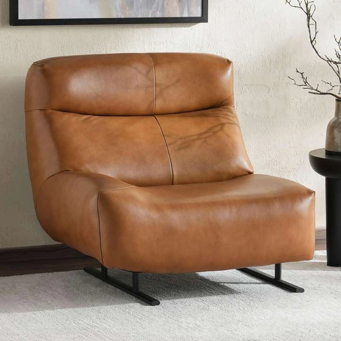 Delano Left Armless Single Seater - Brown