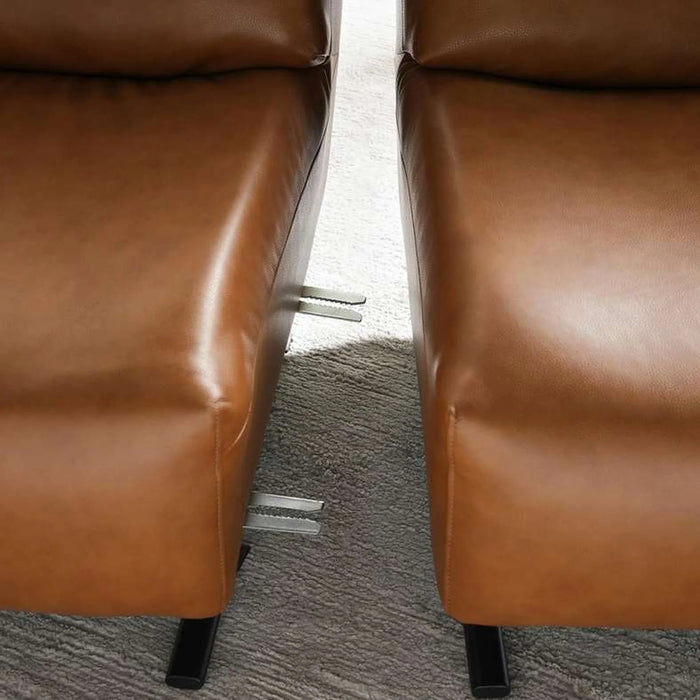 Delano Left Armless Single Seater - Brown