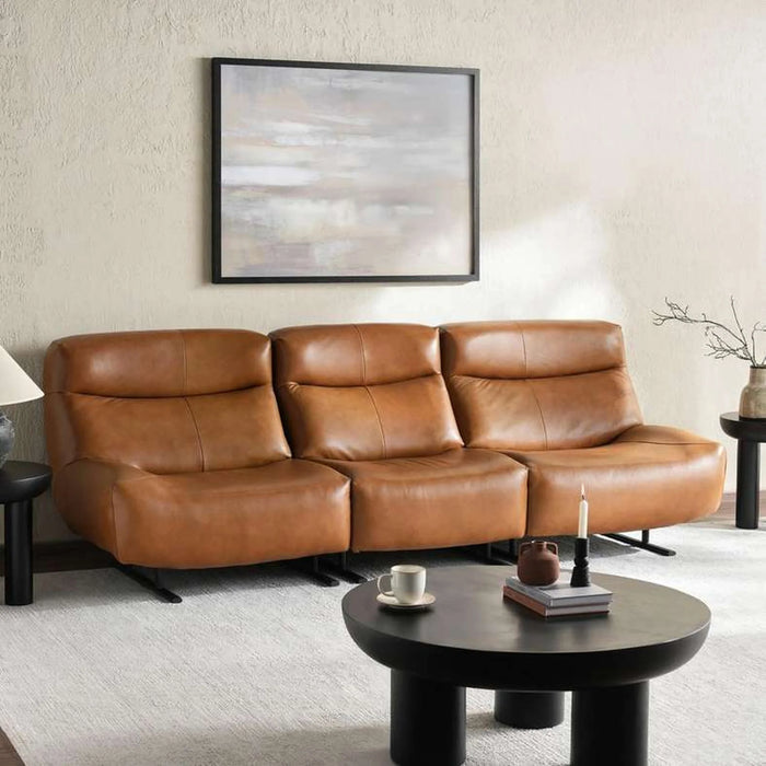 Delano Left Armless Single Seater - Brown