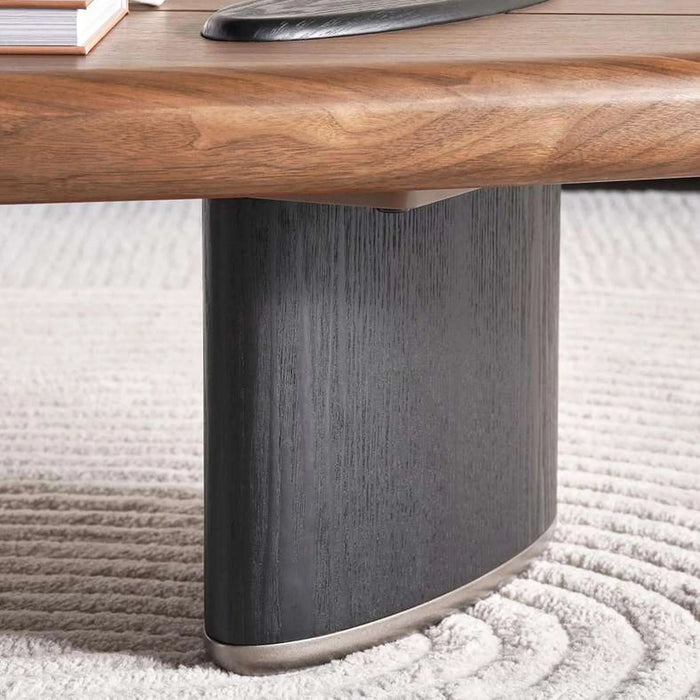 Delger Coffee Table Veneer - Brown & Black